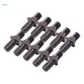 10Pcs Drum Tension Rods Smooth Deep Thread Strong Metal Tight Screw Short Screws for Snare Drum, Bass Drum Percussion Instrument DIY Replaces.