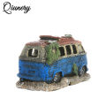 QI Resin Car Wreck Fishbowl Landscaping Various Styles Multipurpose Fish Shrimp Shelter Excellent Breeding Environment Aquarium Ornaments. 