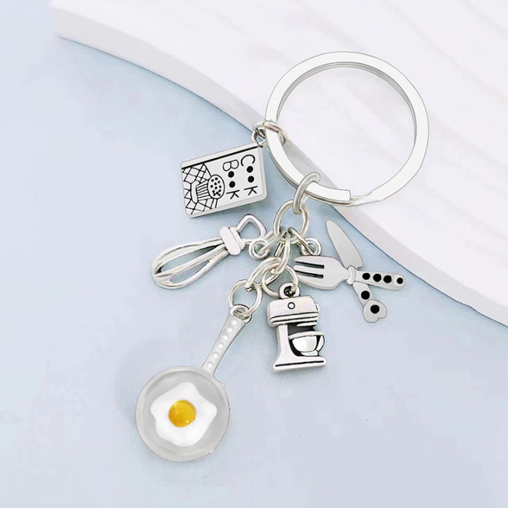 New%20Cooking%20Keychain%20Dinner%20Key%20Ring%20Cook%20Book%20Knife%20And%20Fork%20Beater%20Blender%20Frying%20Pan%20Key%20Chain%20Chef%20Gift%20DIY%20Handmade%20Jewelry%20Fayshow%20-%20Image%203