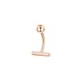 1Pcs Dangling Navel Belly Button Ring Stainless Steel Double T Shape Belly Piercing Ombligo Belly Piercing Jewelry Gifts.