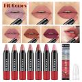 Matte Silky Lipliner Pencil Long-lasting Waterproof Lip Outline Non Stick Cup Lipstick. 