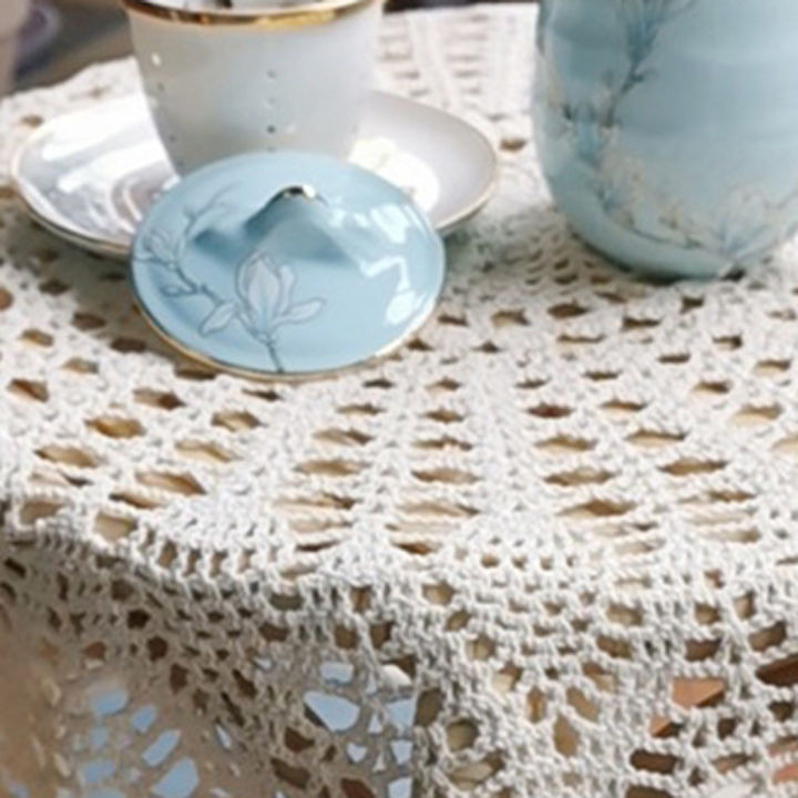 Handmade%20Crochet%20Table%20Cloth%20Vintage%20Lace%20Tablecloth%20Embossed%20Round%20Placemat%20Kitchen%20Dining%20Table%20Cover%20Mat%20Pad%20Home%20Decoration%20-%20Image%202
