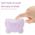 Baby Care Accessories Fetal Head Fat Comb Infant Bathing Soft Comb Newborn Hair Cleaning Supplies Infant Silicon Head Massager.