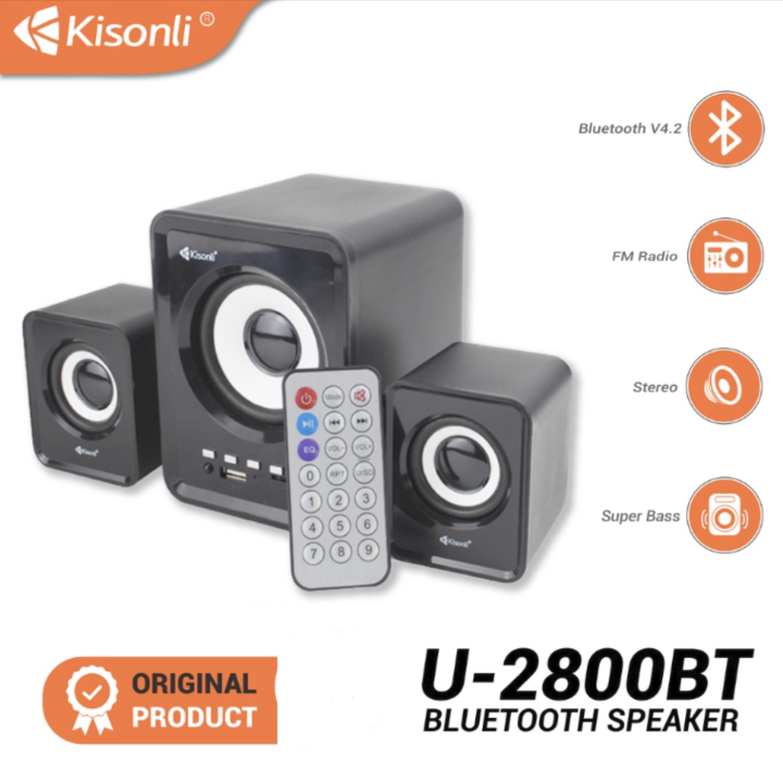 Kisonli U2800 Bluetooth Gaming Speaker Elevate Your Gaming(00)