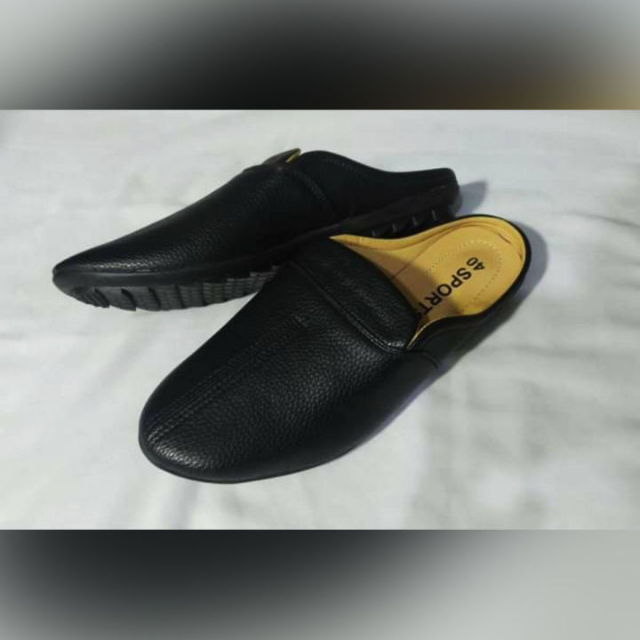 Glossy loafers shoes for man fashionable half loafers with soft leather fabrics and rubber sool - Loafer For Men
