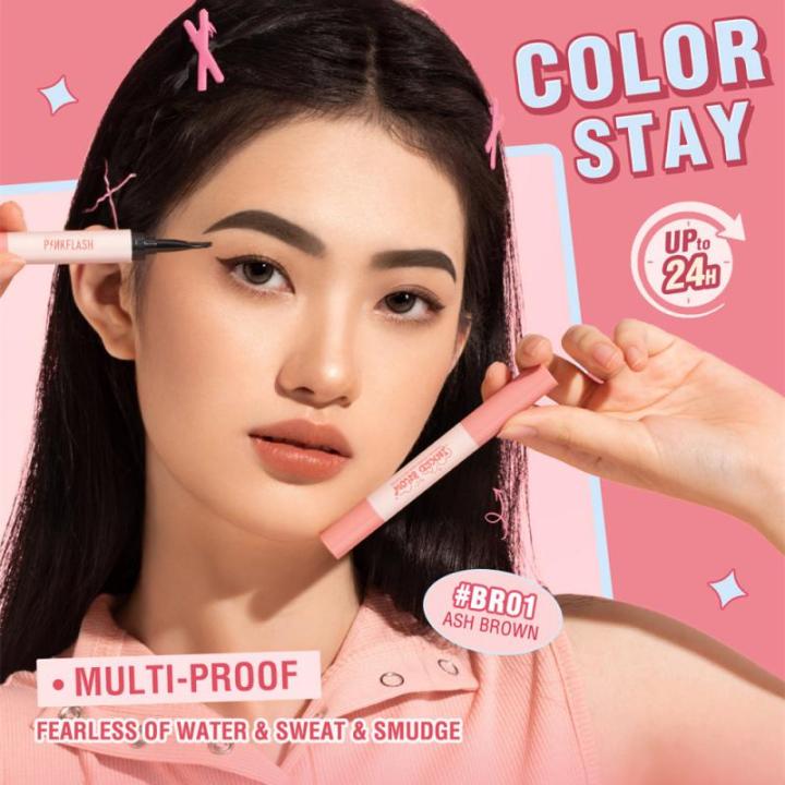 PINKFLASH%20Eyebrow%20Pomade%20Brow%20Gel%20Creamy3%20Colors%20Natural%20Waterproof%20Long%20Lasting%20Highly%20Tint%20Eyebrow%20Shade%20With%20Brush%20Makeup%20-%20Image%202