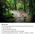 Paving Mould Turtle Shape Stepping Stone Road Path Maker Mould DIY Lawn Concrete Paving Garden Patio Path Molds Walkway Moulds.