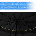 Windproof Double Layer Umbrella 10 Ribs Folding Umbrella Extra Large Men Womens Universal Diameter 130 Cm Large Umbrellas. 