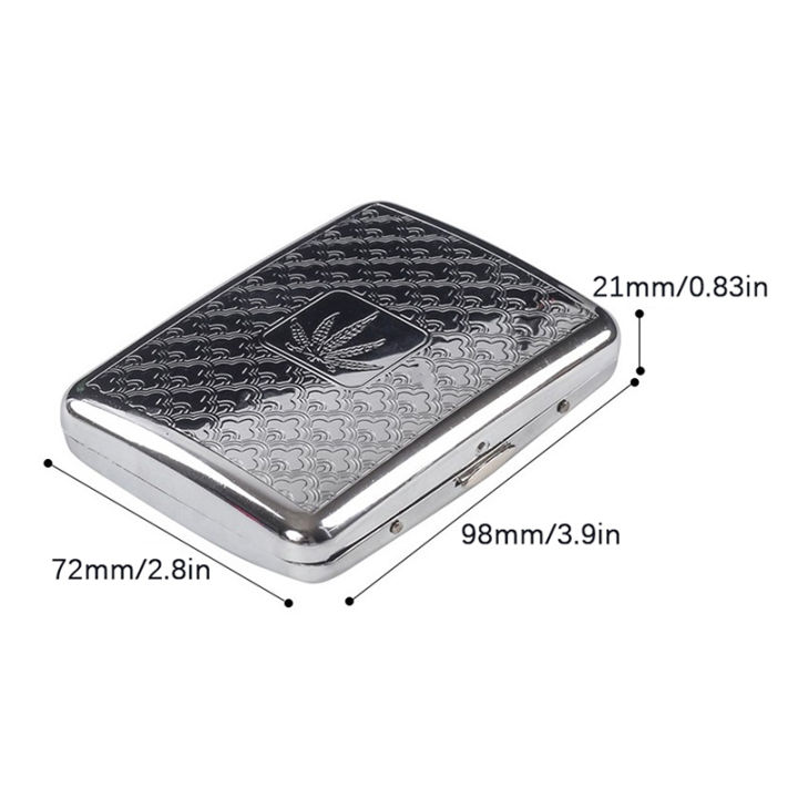 Metal%20Cigarette%20Case%20for%20Thick%20Cigarettes%20Flip%20Open%20Traveling%20Cigarette%20Box%20Hold%20Demoo%20-%20Image%202
