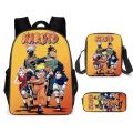 HOT NARUTO Naruto Primary and Middle School Students Schoolbag Boys Girls Anime Cartoon School Bag Mochila Children's Gifts. 