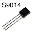 10Pcs- 2SC9014 2SC-9014 2SC 9014 C9014 NPN 50V 0.1A 0.6W 270MHz Transistor TO-92 Package Bipolar NPN Small Signal Transistor Electrical Circuitry & Parts. 