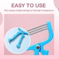 Facial Hair Removal Tool Facial Grooming 3 Spring Threading Stick Applicator Scraper Removal Epilator Safe and Harmless. 
