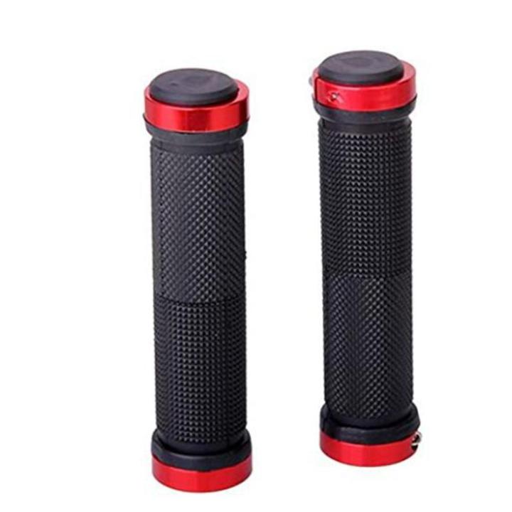 Pair Cycling Lock-on Anti-Slip Bicycle Handlebar Handle Grips for MTB BMX