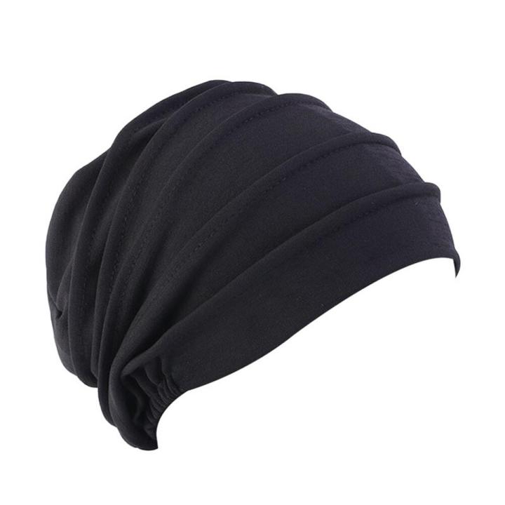 Women Cotton Breathe Hijabs Turban Elastic Head Wrap Chemo