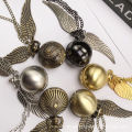 Harry Potter Gold Snitch Pocket Watch Souvenir Girls Student Kids Boys Small Pendant Delicate Necklace Vintage. 