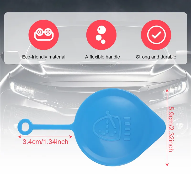 Universal Yellow Windshield Washer Fluid Reservoir Cap – Fits Most Honda Models