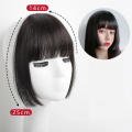 False Hair Bangs Wigs High Temperature Hime Cut Wigs Human Hair Glueless Wigs Human Hair Wigs For Women. 