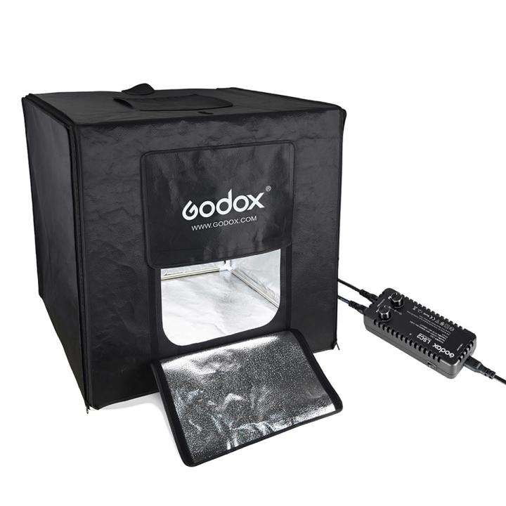 Godox LSD40 40*40*40cm LED Mini Photography Studio Shooting Tent Softbox with 2pcs LED Light Board 5800K CRI 96+ Power 40W for Macro and Product Photography