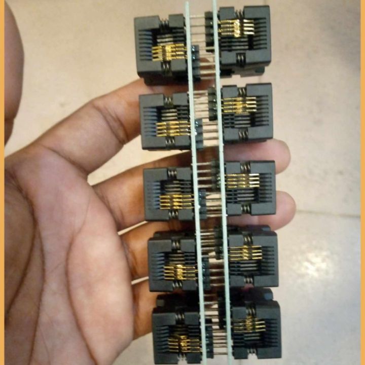 SOIC8%20SOP8%20To%20DIP8%20Programmer%20Adapters%20Socket%20Converter%20Module%20150mil%20For%2025xx%20EEPROM%20Flash%208%20Pin%20SMD%20Programming%20Leads%20-%20Image%205