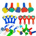 Children Toddler Sponge Stamp Brush Kits Flower Drawing Toys for Children Paint Educational DIY Art Craft Creativity Tools DDJ.
