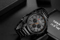 CURREN 8315 Men Wristwatch Waterresist Sport Chronograph Male Casual Stainless Steel Men Quartz Watch-Black. 