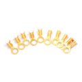 【Fast-selling】 100 Pcs 5.2mm Round Terminal Wire Connector. 