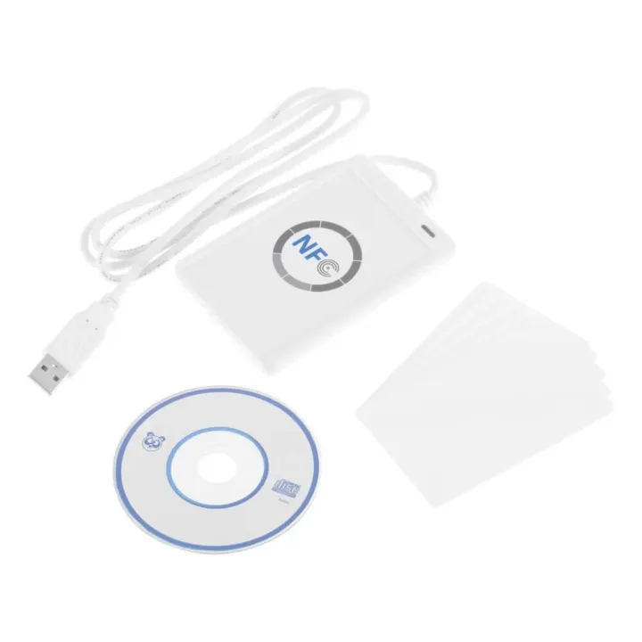 1pc USB ACR122U NFC RFID Smart Card Reader Writer For all 4 types of ...