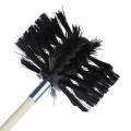 200mm Chimney Brush Rotary Dryer Vent Cleaning Brush Bristle Head Rod For Chimney Dryer Pipe Fireplace Inner Wall Cleaning Tool. 