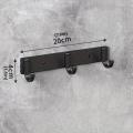 CIFBUY Iron Coat Rack Wall Mount, Thickened Space Aluminum Clothe Hook, Bathroom Sticky Hook Towel Clothe Wall Hanger Towel Rack.