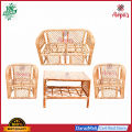 Four Seater Rattan Sofa Set With Table for Your Home & Office - Handmade Sofa Set. 