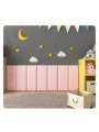 3D Anti-Collision Wall Sticker, Tatami Bedside Soft Bag Back Cushion Self-Adhesive Wall Panels For Bedroom, Bedside Wall Aisle. 