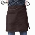 Cotton Waist Apron With Pockets Premium Waterproof Anti-oil Anti-fouling Dust-proof Cooking Apron. 
