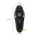 USB Wireless PowerPoint Presenter with Laser Pointer RF 2.4GHz Remote Control PPT Clicker. 