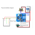 2PCS 12V Liquid Water Level Controller Sensor Automatic Pumping Water Level Detection Water Pump Control Circuit Board. 