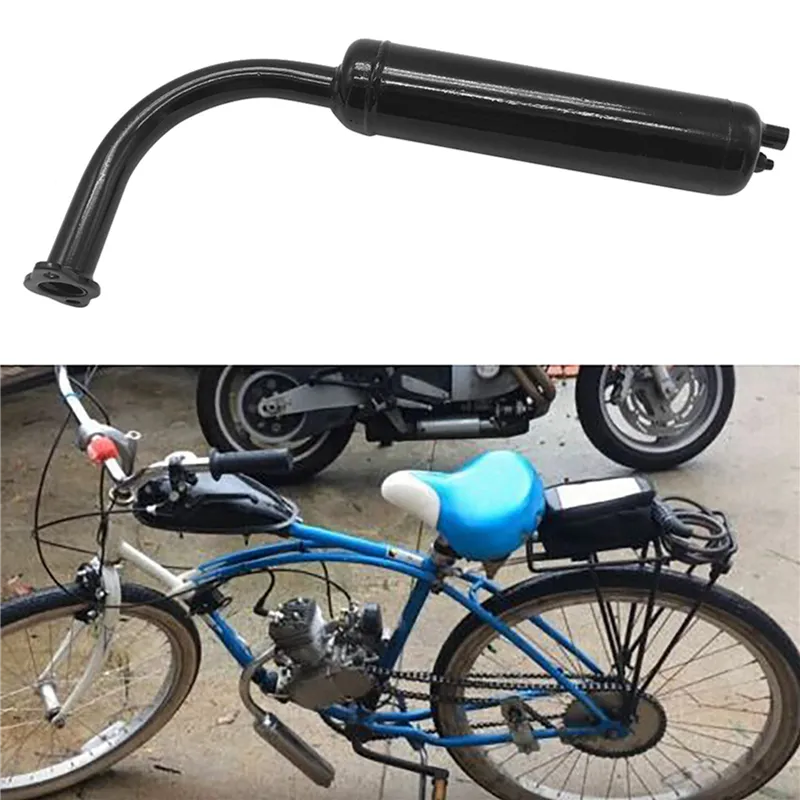 2X 80Cc 60Cc 49Cc 50Cc Engine Motor Motorized Bicycle Bike Exhaust