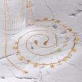 Bohemia Colorful Natural Irregular Stone Waist Beads For Women Cute Butterfly Crystal Pendant Body Chain Jewelry.