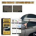 Car Rear Window Defogger Repair Kit DIY Quick Repair Scratched Broken Defroster Heater Grid Lines Professional Care Accessories. 