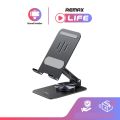 REMAX RM-C38 PRECISION ALLOY ROTARY PHONE HODLER METAL MOBILE STAND WITH 360 ROTATION / MULTI STABLE ANGLES / NON SLIP SILICONE. 