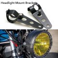 Universal Motorcycle Headlight Mount Brackets Fork Ear Motorcycle Accessories Bracket 2pis set. 