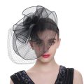 【beauty code store】Fascinators Hat for Women Party Headband Kentucky Wedding Cocktail Flower Mesh Feathers Hair.