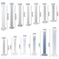 Plastic Measuring Cylinder Laboratory Test Graduated Tube Motor Oil Measuring Cup 10ml/25ml/50ml/100ml/250ml. 