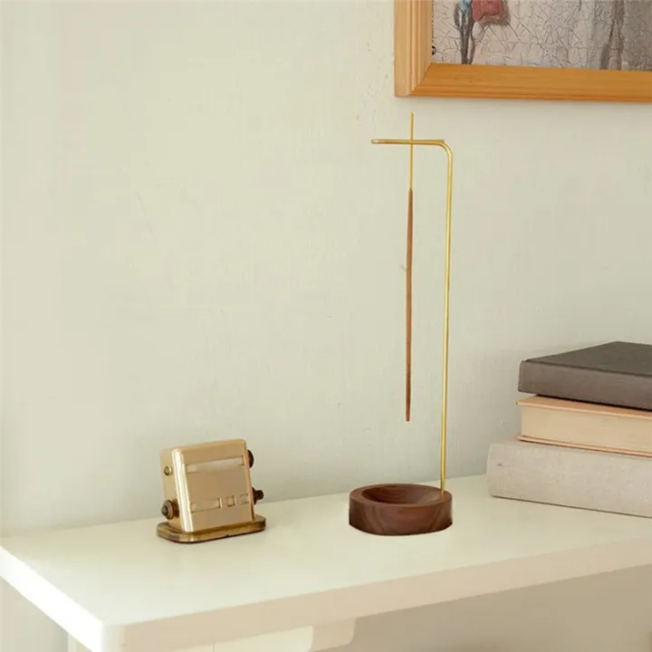 Wooden%20Incense%20Holder%20Upside%20Down%20Incense%20Holder%20with%20Brass%20Stand%20Incense%20Tray%20Ash%20Catcher%20for%20Tea%20Room%20Decoration%20Easy%20Install%20-%20Image%206