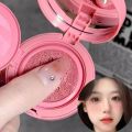 Air Cushion Blush Cream Matte Nude Color Blusher Milk Pink Peach Apricot Rouge with Puff Girl Blush Facial Makeup Cosmetics. 
