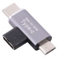 USB-C / Type-C Female to USB-C / Type-C Male + Micro USB Male Converter.