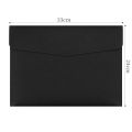 Quality PU Leather Document Bag Multipurpose Use A4 Size-Compatible Femme Design PU Leather Pouch Portable Pouch Document. 