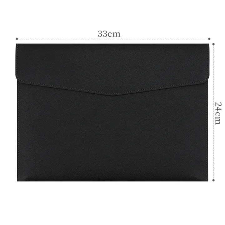 Quality%20PU%20Leather%20Document%20Bag%20Multipurpose%20Use%20A4%20Size-Compatible%20Femme%20Design%20PU%20Leather%20Pouch%20Portable%20Pouch%20Document%20-%20Image%205