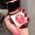 CDE Highlighter Blush Peach Pallete 2 ColorsFace Blush Mineral Pigment Palette Shining Blusher Facial Shadow Cosmestics Powder.