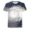 Fashion beach vacation casual style men women kids T shirts 3D printed ocean pattern breathable lightweight summer sports tops.