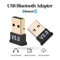 Wireless USB Bluetooth Adapter 5.0 Dongle Receiver for PC WIN XP/ 7/8/10 and linux (kali linux, ubuntu) Music - Black plug and play MS. KHORSHED ENTERPRISE. 