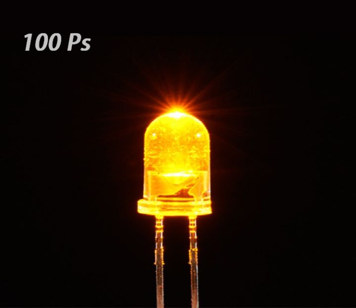 Led Flash Yellow 5mm Flashing Blinking Yellow LED Light Emitting Diode 100 Ps | Daraz.com.bd